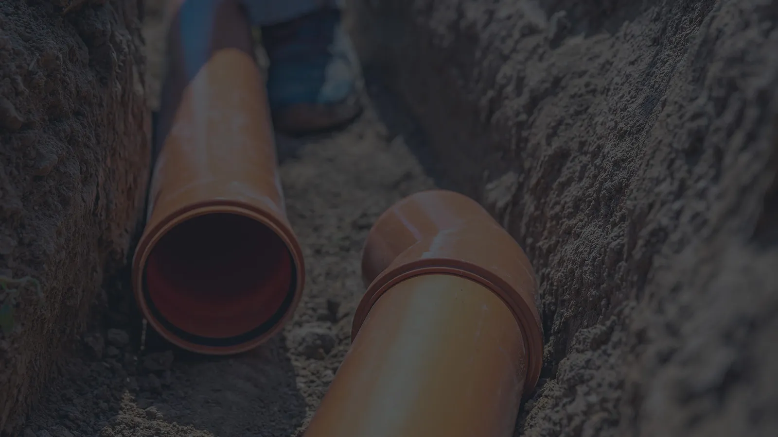 Sewer pipe installation